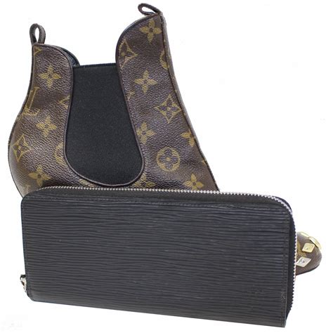 louis vuitton clemence wallet size|louis vuitton black zipper wallet.